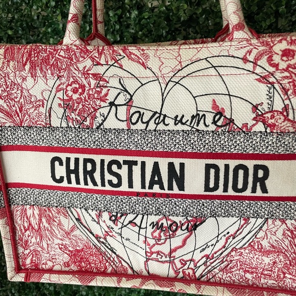 Christian Dior Limited Edition Valentines Day Medium Book Tote Authentic - Picture 11 of 12